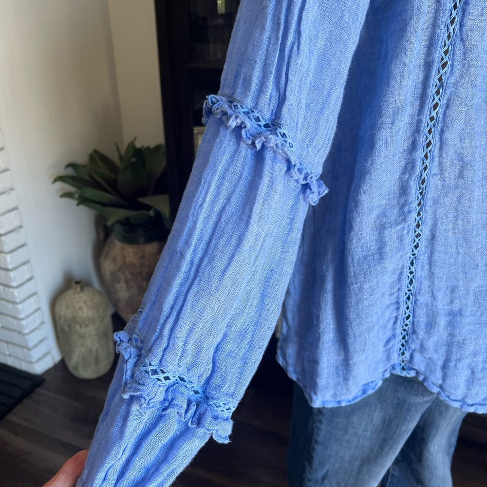 SUNDANCE - Periwinkle Blue Women's Top - Picture 5 of 9